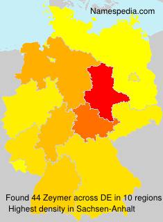 Surname Zeymer in Germany Surname Zeymer in Germany