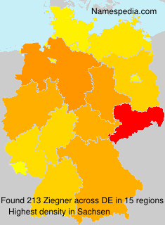 Surname Ziegner in Germany Surname Ziegner in Germany