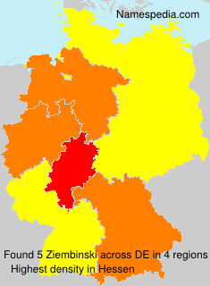 Surname Ziembinski in Germany Surname Ziembinski in Germany