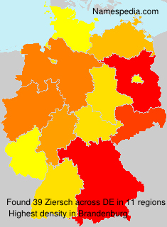 Surname Ziersch in Germany Surname Ziersch in Germany