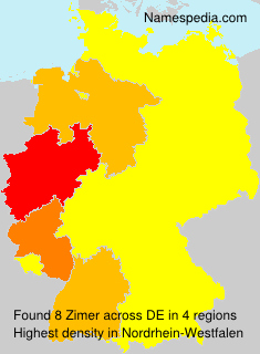 Surname Zimer in Germany Surname Zimer in Germany