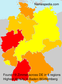 Surname Zimmel in Germany Surname Zimmel in Germany