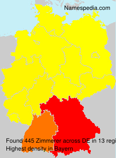 Surname Zimmerer in Germany Surname Zimmerer in Germany