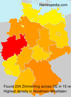 Surname Zimmerling in Germany Surname Zimmerling in Germany