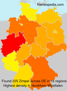 Surname Zimpel in Germany Surname Zimpel in Germany