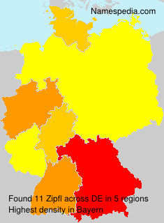 Surname Zipfl in Germany Surname Zipfl in Germany