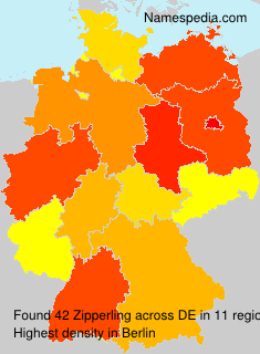 Surname Zipperling in Germany Surname Zipperling in Germany