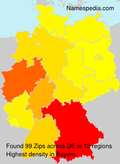 Surname Zips in Germany Surname Zips in Germany