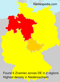 Surname Znamiec in Germany Surname Znamiec in Germany