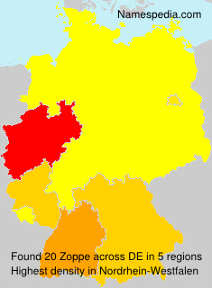 Surname Zoppe in Germany Surname Zoppe in Germany