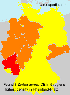 Surname Zortea in Germany Surname Zortea in Germany
