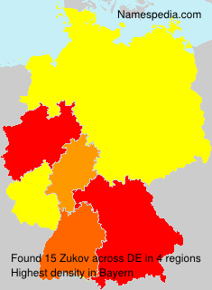 Surname Zukov in Germany Surname Zukov in Germany