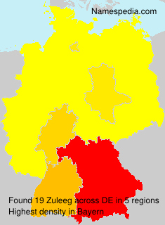 Surname Zuleeg in Germany Surname Zuleeg in Germany