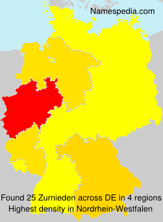 Surname Zurnieden in Germany Surname Zurnieden in Germany