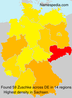Surname Zuschke in Germany Surname Zuschke in Germany