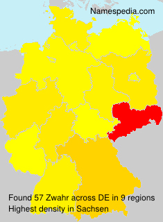 Surname Zwahr in Germany Surname Zwahr in Germany