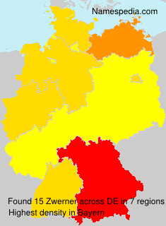 Surname Zwerner in Germany Surname Zwerner in Germany