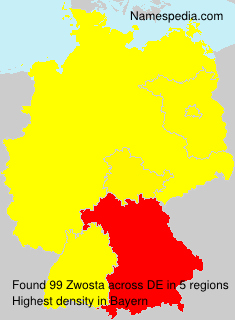 Surname Zwosta in Germany