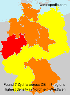 Surname Zychla in Germany Surname Zychla in Germany