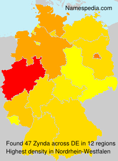 Surname Zynda in Germany Surname Zynda in Germany