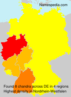 Surname chandra in Germany Surname chandra in Germany