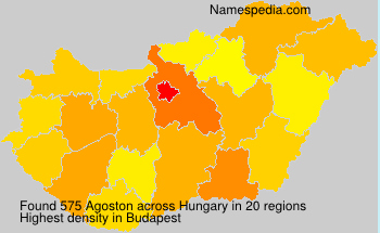 Surname Agoston in Hungary Surname Agoston in Hungary
