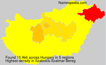 Surname Akli in Hungary Surname Akli in Hungary