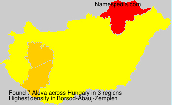 Surname Aleva in Hungary Surname Aleva in Hungary