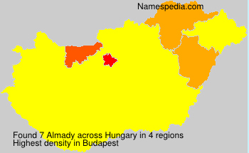 Surname Almady in Hungary Surname Almady in Hungary