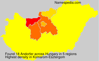 Surname Andorfer in Hungary Surname Andorfer in Hungary