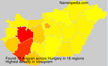 Surname Angyan in Hungary Surname Angyan in Hungary