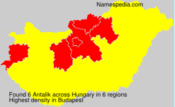 Surname Antalik in Hungary Surname Antalik in Hungary