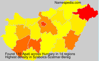 Surname Apati in Hungary Surname Apati in Hungary