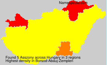 Surname Asszony in Hungary Surname Asszony in Hungary