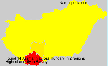 Surname Aszmann in Hungary Surname Aszmann in Hungary