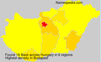 Surname Back in Hungary Surname Back in Hungary