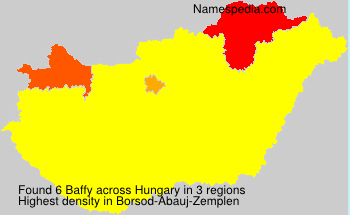 Surname Baffy in Hungary Surname Baffy in Hungary
