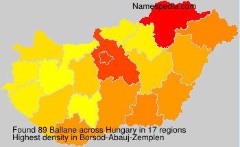 Surname Ballane in Hungary Surname Ballane in Hungary