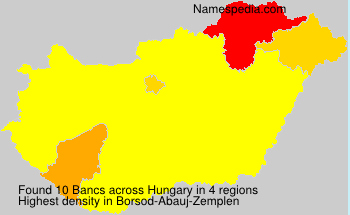 Surname Bancs in Hungary Surname Bancs in Hungary