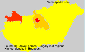 Surname Banyak in Hungary Surname Banyak in Hungary