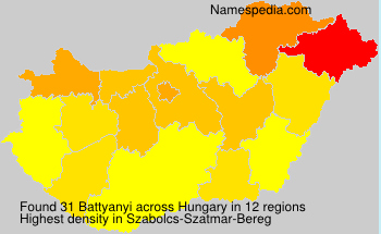 Surname Battyanyi in Hungary Surname Battyanyi in Hungary