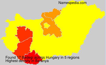 Surname Bedegi in Hungary Surname Bedegi in Hungary