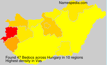 Surname Bedocs in Hungary Surname Bedocs in Hungary