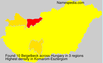 Surname Beigelbeck in Hungary Surname Beigelbeck in Hungary