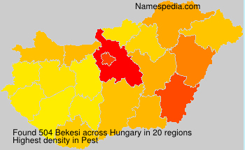 Surname Bekesi in Hungary Surname Bekesi in Hungary