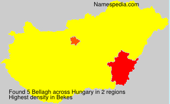 Surname Bellagh in Hungary Surname Bellagh in Hungary
