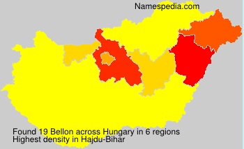 Surname Bellon in Hungary Surname Bellon in Hungary