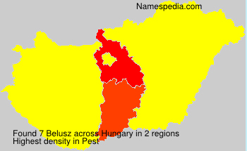 Surname Belusz in Hungary Surname Belusz in Hungary