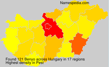 Surname Benyo in Hungary