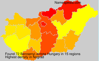 Surname Bercsenyi in Hungary Surname Bercsenyi in Hungary
